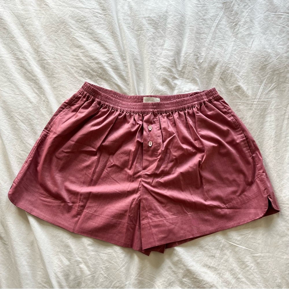 NWT Faithfull the Brand Lonia Shorts in Valentine Size M‎ - Picture 9 of 11